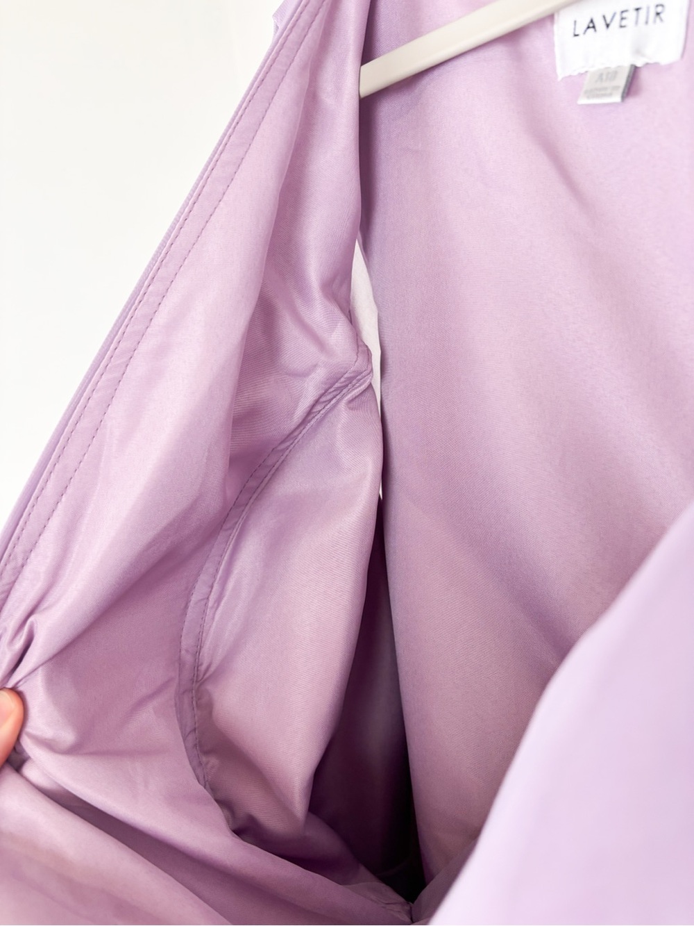 NWT Lavetir Lavender Purple Chiffon Bridesmaid Maxi Dress Sz A18 - Picture 7 of 13